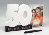 50th Birthday Celebration Signature Photo Frame